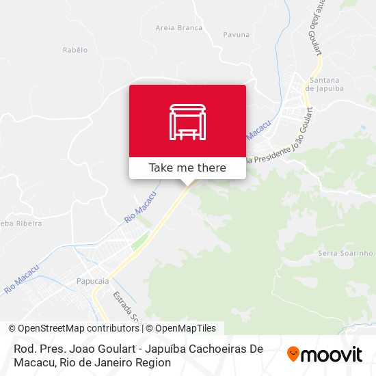 Rod. Pres. Joao Goulart - Japuíba Cachoeiras De Macacu map