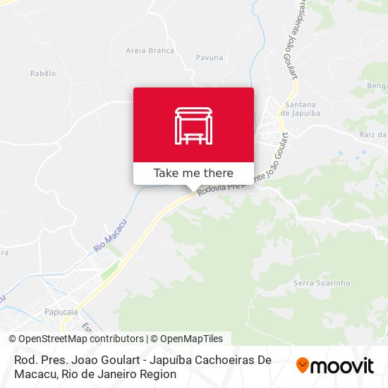 Rod. Pres. Joao Goulart - Japuíba Cachoeiras De Macacu map