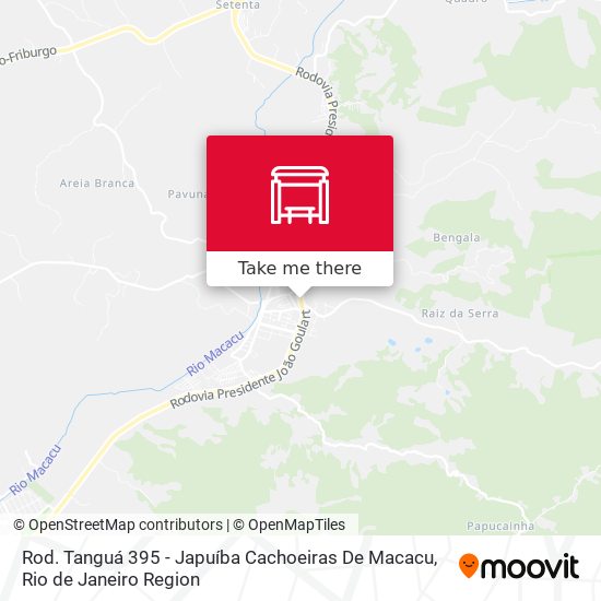 Rod. Tanguá 395 - Japuíba Cachoeiras De Macacu map