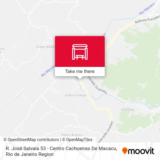 R. José Salvaia 53 - Centro Cachoeiras De Macacu map