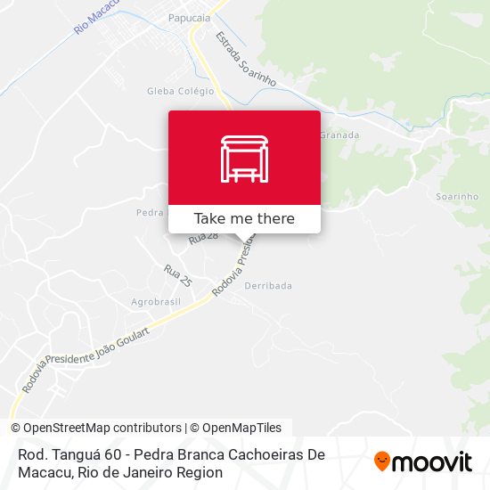 Rod. Tanguá 60 - Pedra Branca Cachoeiras De Macacu map