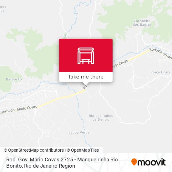 Rod. Gov. Mário Covas 2725 - Mangueirinha Rio Bonito map