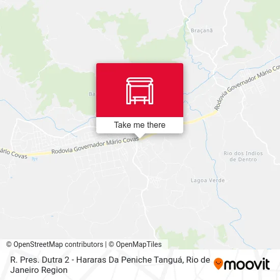 R. Pres. Dutra 2 - Hararas Da Peniche Tanguá map