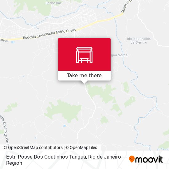 Estr. Posse Dos Coutinhos Tanguá map