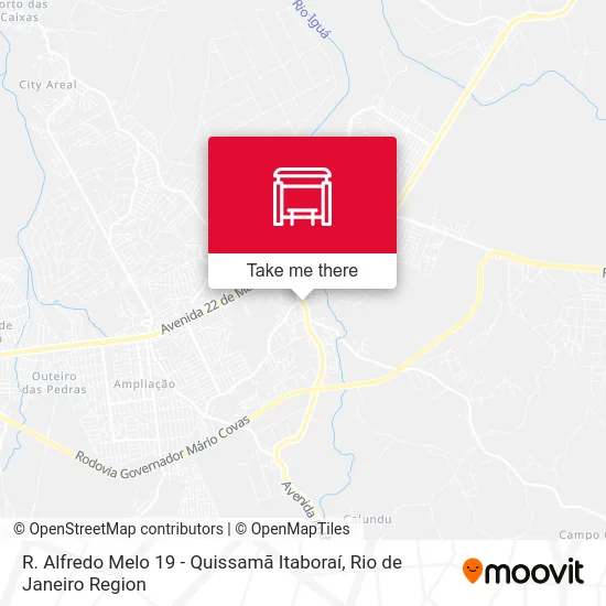 R. Alfredo Melo 19 - Quissamã Itaboraí map