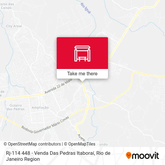 Rj-114 448 - Venda Das Pedras Itaboraí map