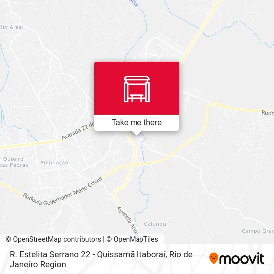 R. Estelita Serrano 22 - Quissamã Itaboraí map