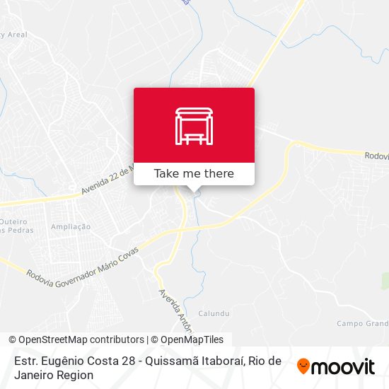 Estr. Eugênio Costa 28 - Quissamã Itaboraí map