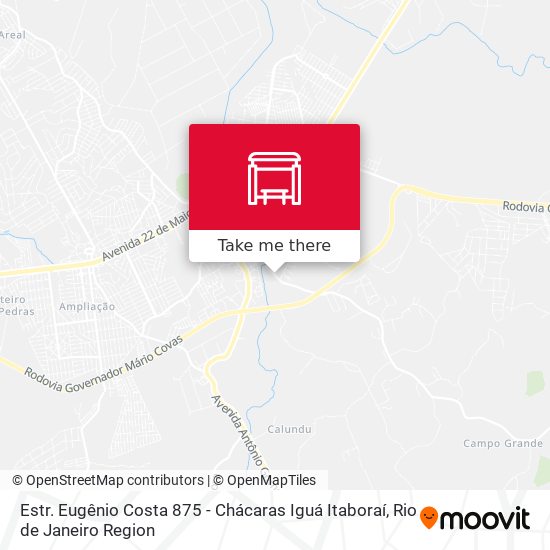 Estr. Eugênio Costa 875 - Chácaras Iguá Itaboraí map