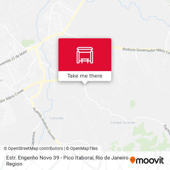 Estr. Engenho Novo 39 - Pico Itaboraí map