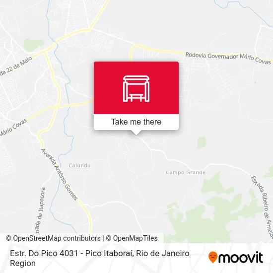 Estr. Do Pico 4031 - Pico Itaboraí map