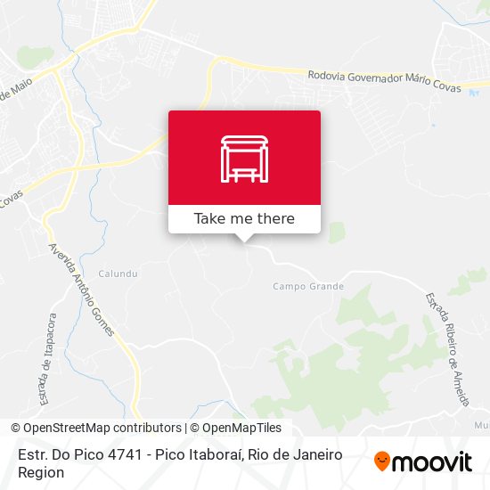 Estr. Do Pico 4741 - Pico Itaboraí map