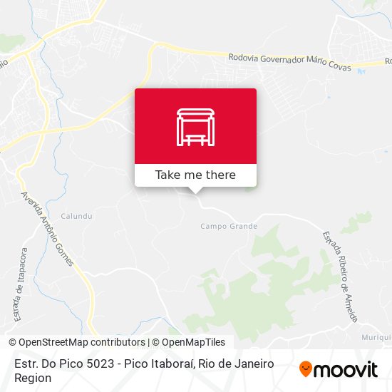 Estr. Do Pico 5023 - Pico Itaboraí map