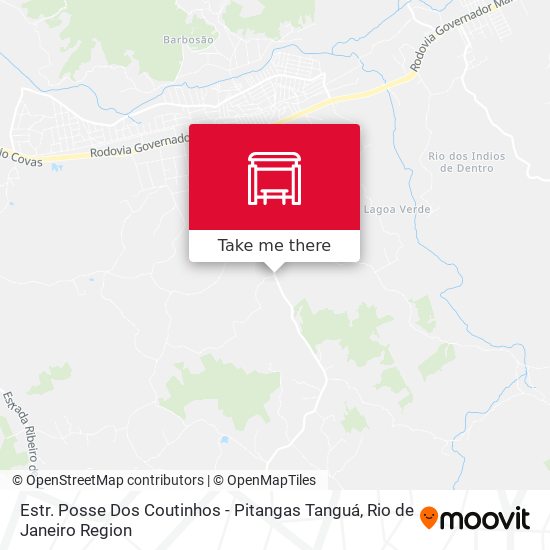 Estr. Posse Dos Coutinhos - Pitangas Tanguá map