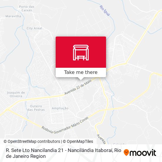 Mapa R. Sete Lto Nancilandia 21 - Nancilândia Itaboraí