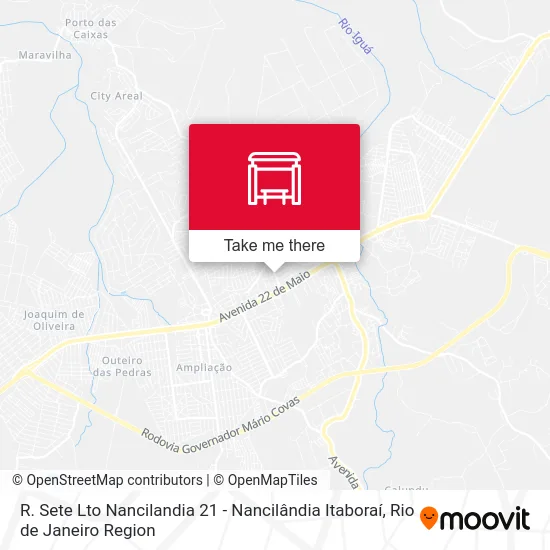 R. Sete Lto Nancilandia 21 - Nancilândia Itaboraí map