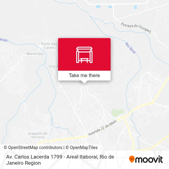 Av. Carlos Lacerda 1799 - Areal Itaboraí map