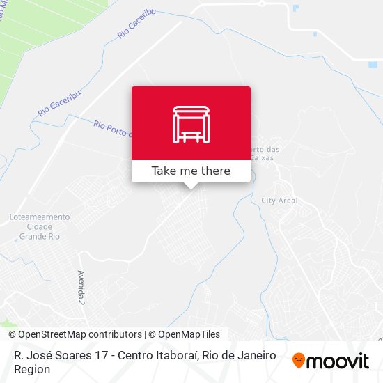 R. José Soares 17 - Centro Itaboraí map