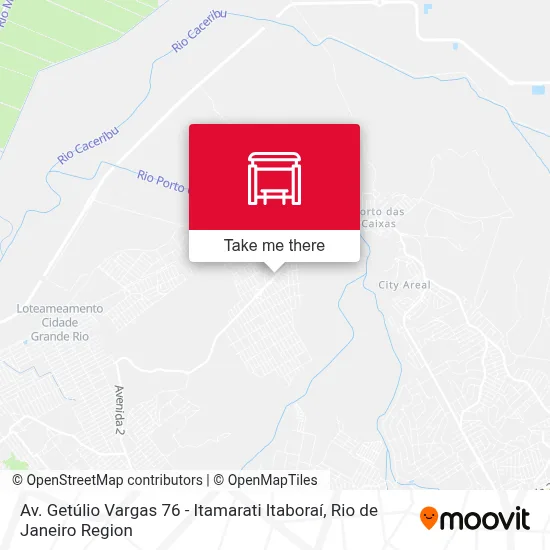 Av. Getúlio Vargas 76 - Itamarati Itaboraí map