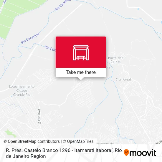 R. Pres. Castelo Branco 1296 - Itamarati Itaboraí map