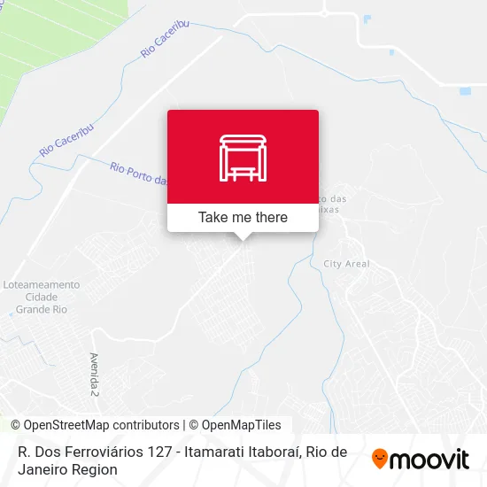 R. Dos Ferroviários 127 - Itamarati Itaboraí map