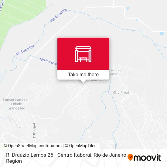 R. Drauzio Lemos 25 - Centro Itaboraí map
