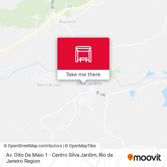 Mapa Av. Oito De Maio 1 - Centro Silva Jardim