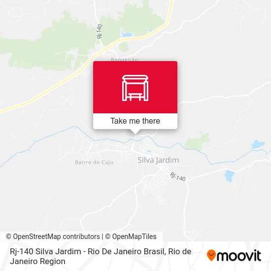 Rj-140 Silva Jardim - Rio De Janeiro Brasil map