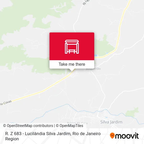 R. Z 683 - Lucilândia Silva Jardim map