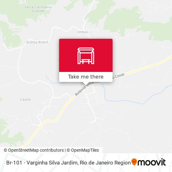 Mapa Br-101 - Varginha Silva Jardim