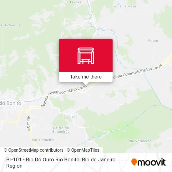 Br-101 - Rio Do Ouro Rio Bonito map