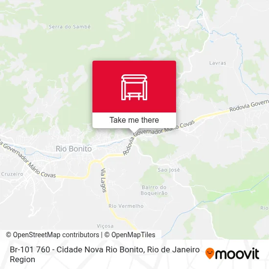 Br-101 760 - Cidade Nova Rio Bonito map