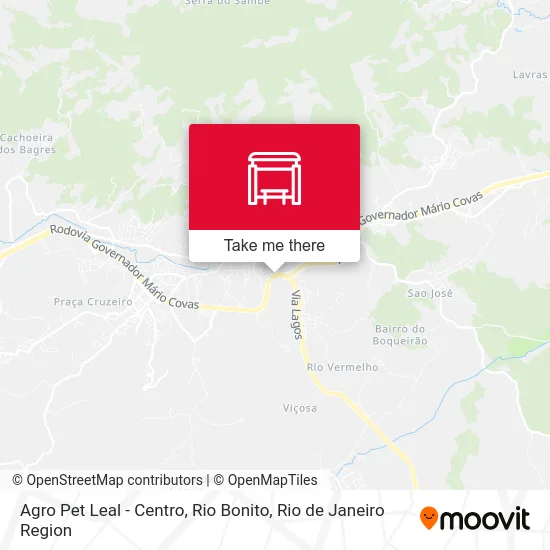 Agro Pet Leal - Centro, Rio Bonito map