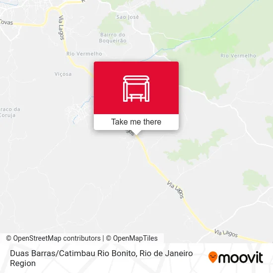 Duas Barras / Catimbau Rio Bonito map