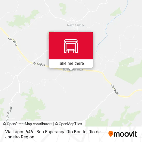 Via Lagos 646 - Boa Esperança Rio Bonito map