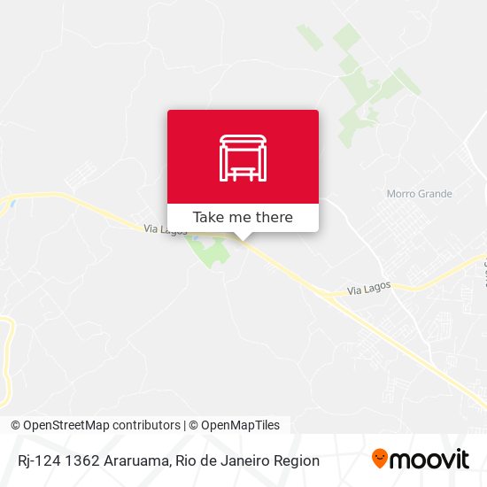 Rj-124 1362 Araruama map
