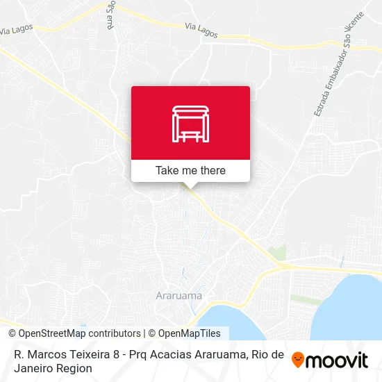 R. Marcos Teixeira 8 - Prq Acacias Araruama map