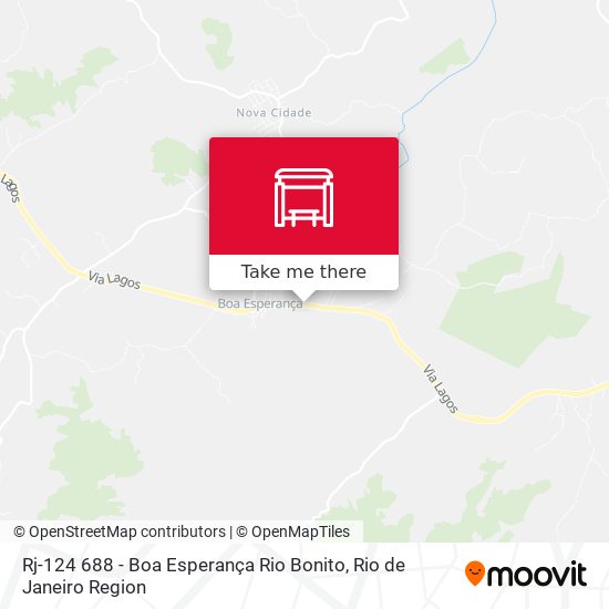 Mapa Rj-124 688 - Boa Esperança Rio Bonito