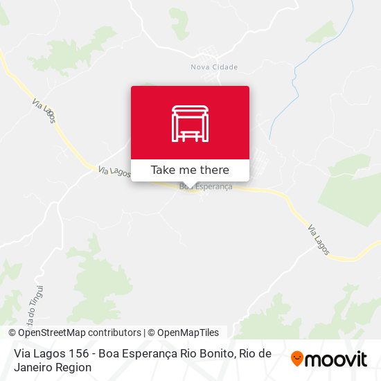 Via Lagos 156 - Boa Esperança Rio Bonito map