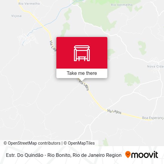 Estr. Do Quindão - Rio Bonito map