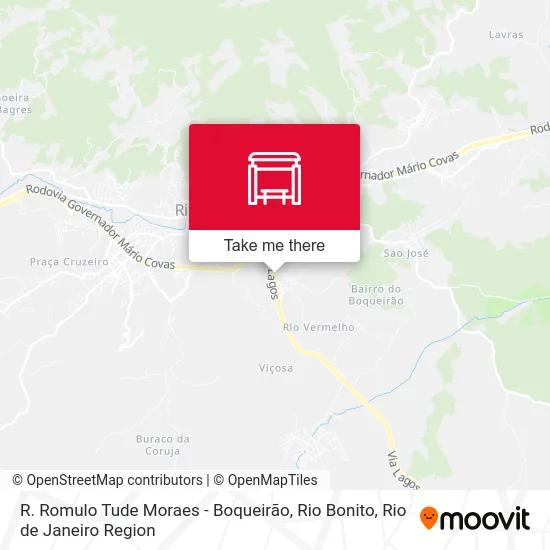 R. Romulo Tude Moraes - Boqueirão, Rio Bonito map