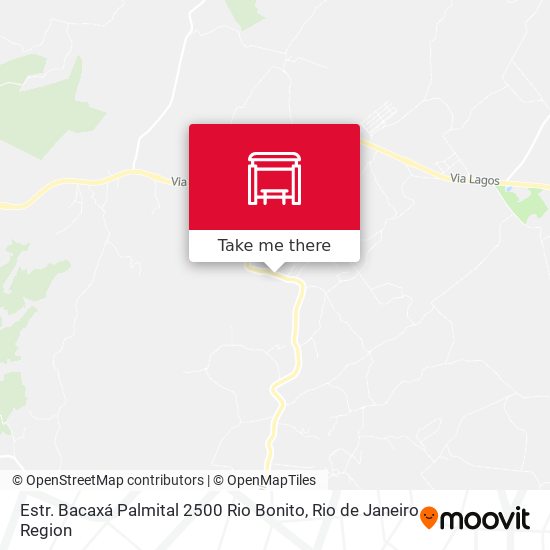 Estr. Bacaxá Palmital 2500 Rio Bonito map