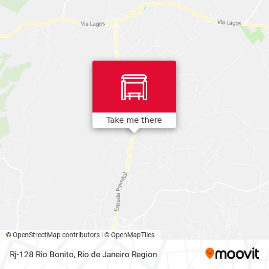 Rj-128 Rio Bonito map