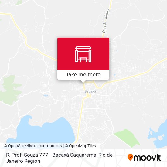 R. Prof. Souza 777 - Bacaxá Saquarema map