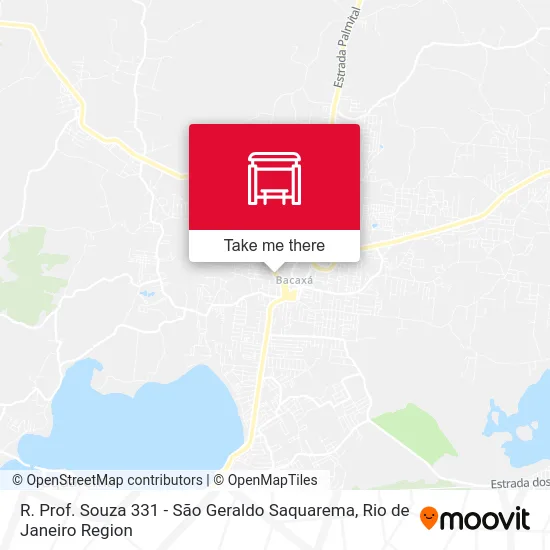 R. Prof. Souza 331 - São Geraldo Saquarema map