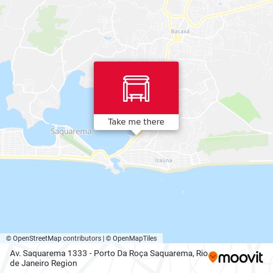 Mapa Av. Saquarema 1333 - Porto Da Roça Saquarema
