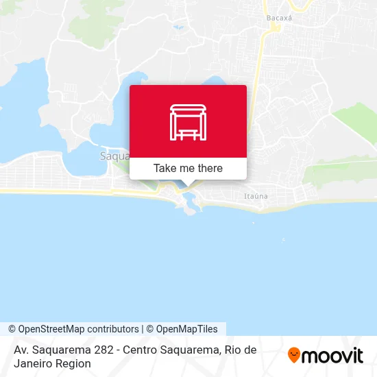 Av. Saquarema 282 - Centro Saquarema map