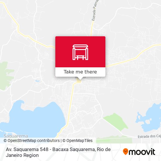 Mapa Av. Saquarema 548 - Bacaxa Saquarema