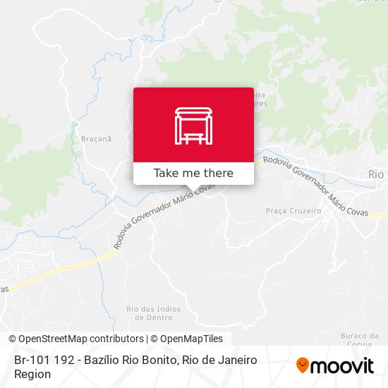 Mapa Br-101 192 - Bazílio Rio Bonito