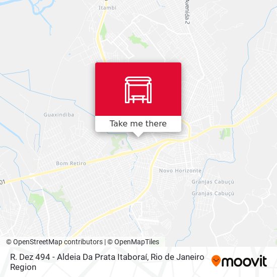 R. Dez 494 - Aldeia Da Prata Itaboraí map